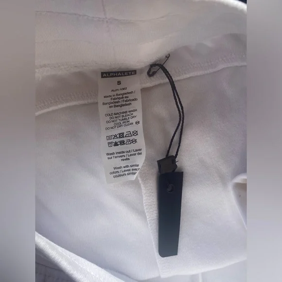 Alphalete Women's Essential Core Athletic Shorts White Size Small - Picture 8 of 8